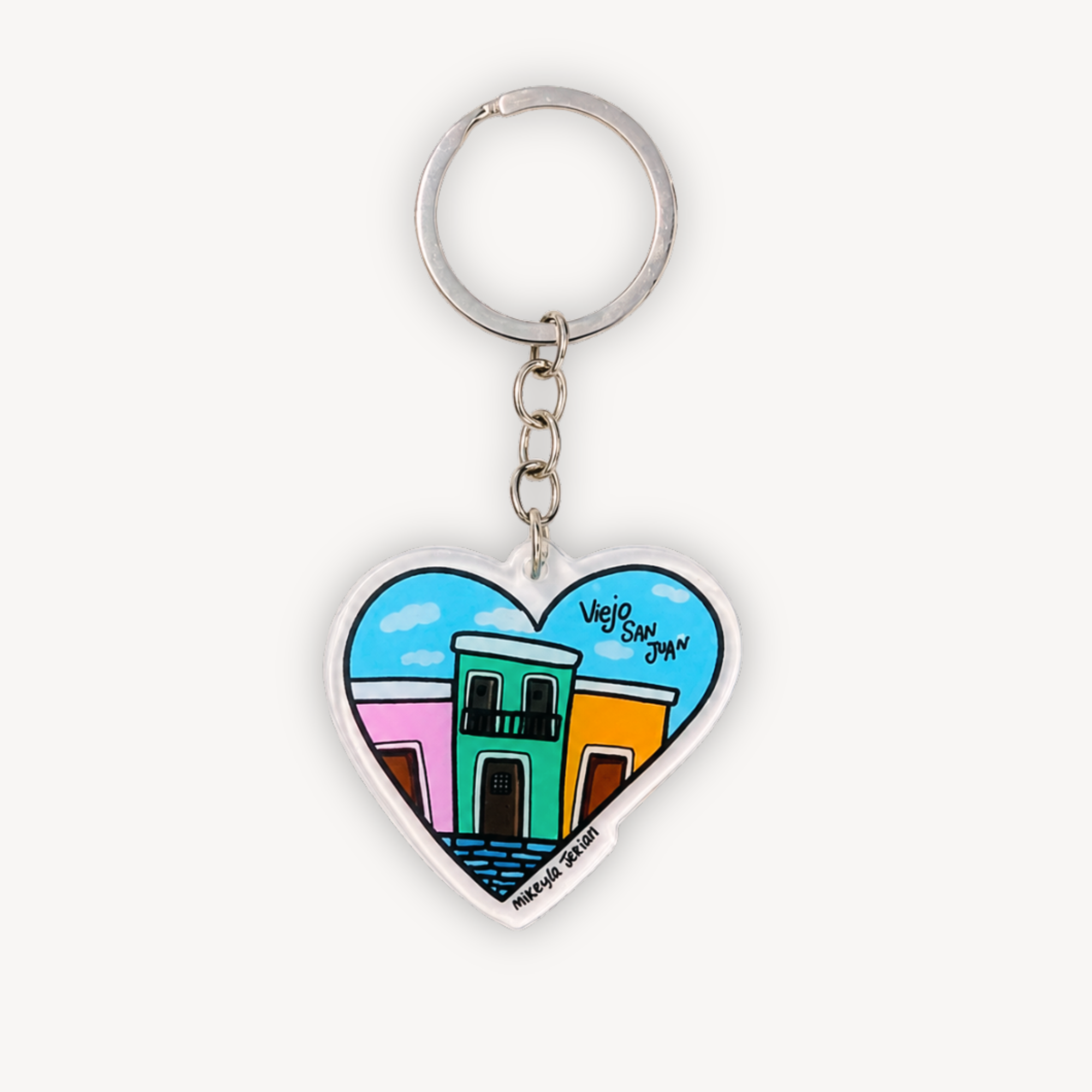 Corazón VSJ Keychain