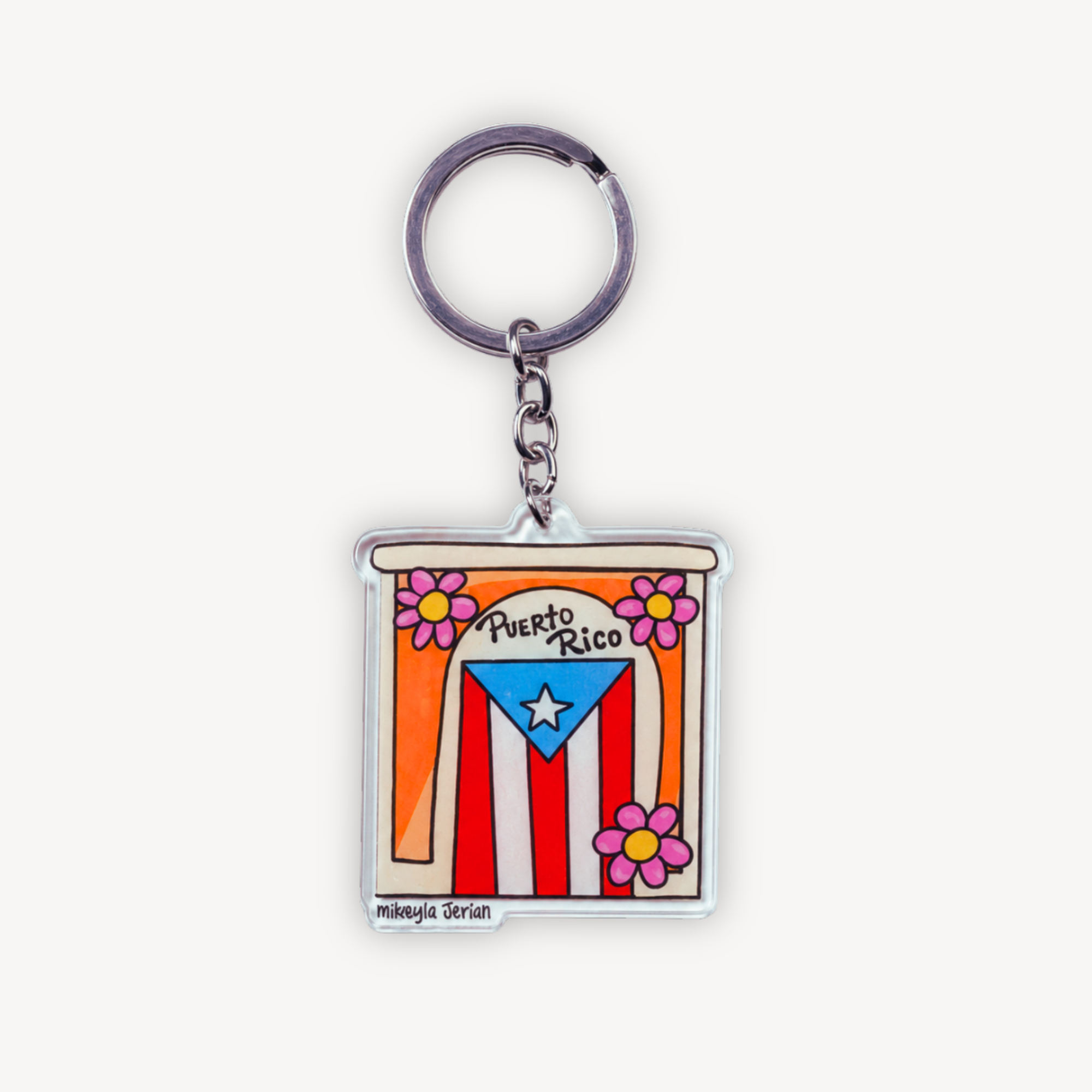 Casita de VSJ Bandera Keychain