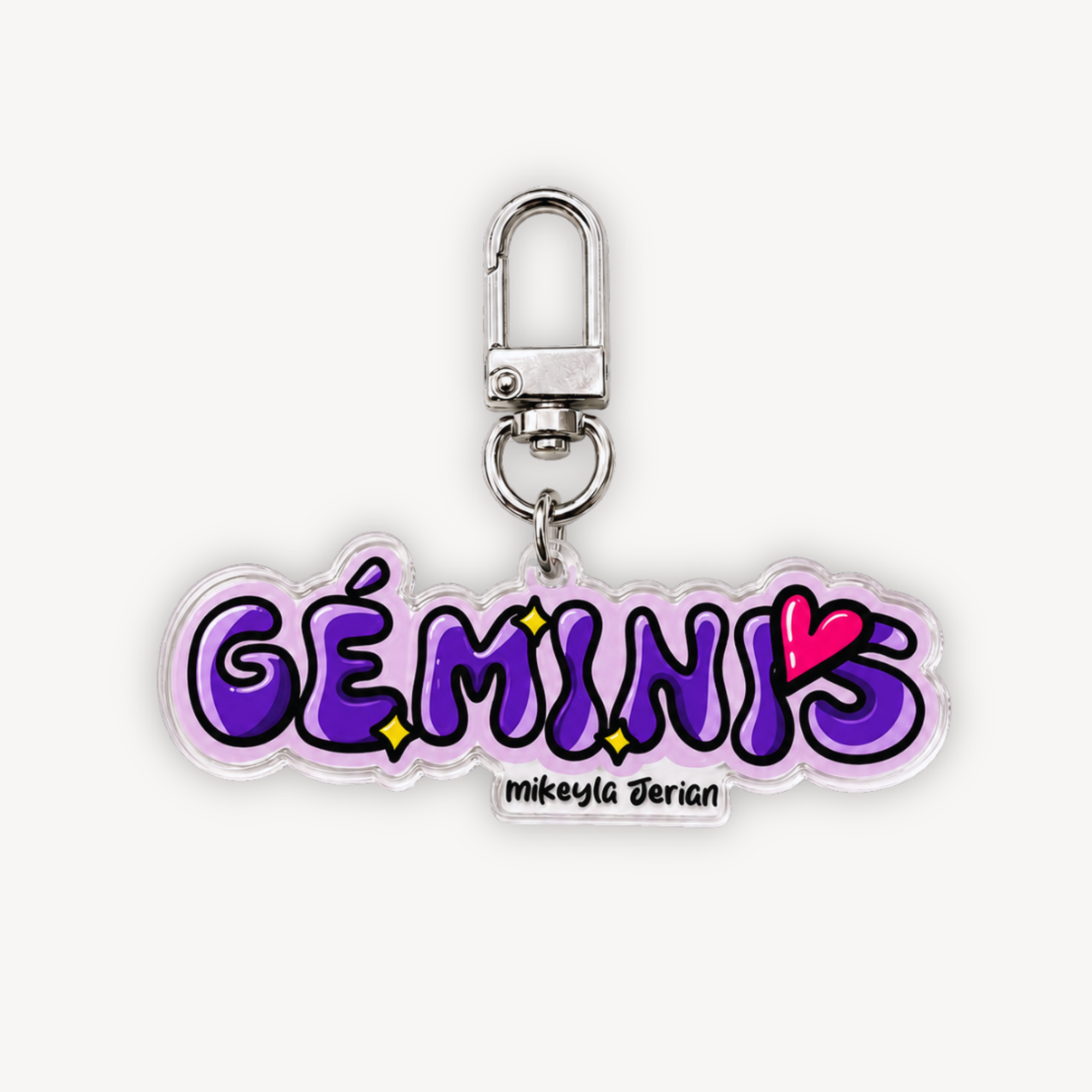 Géminis Keychain