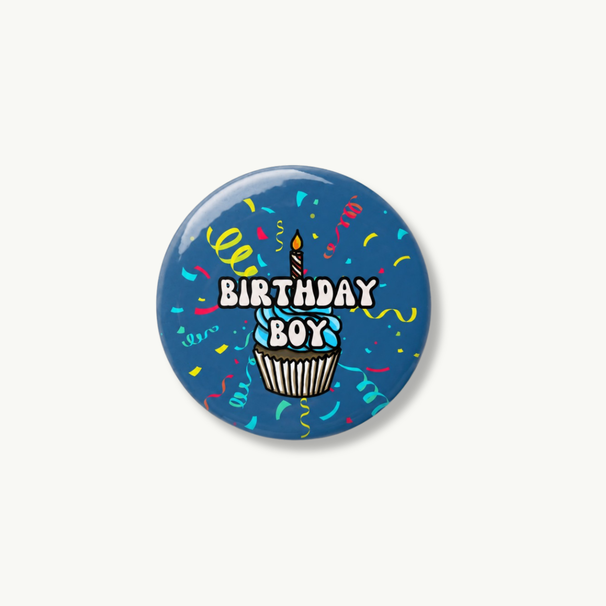 Birthday Boy Pin Button