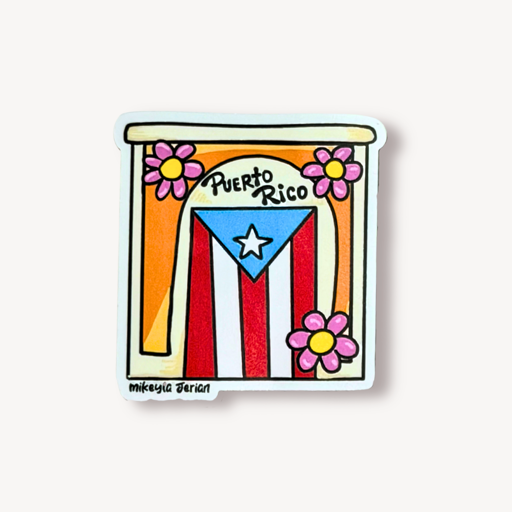 Casita de VSJ Bandera Sticker