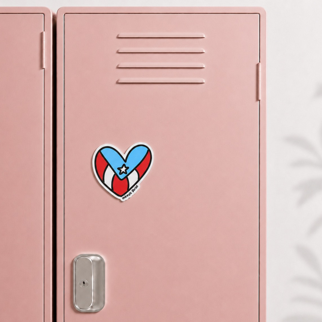 Corazón Bandera Magnet