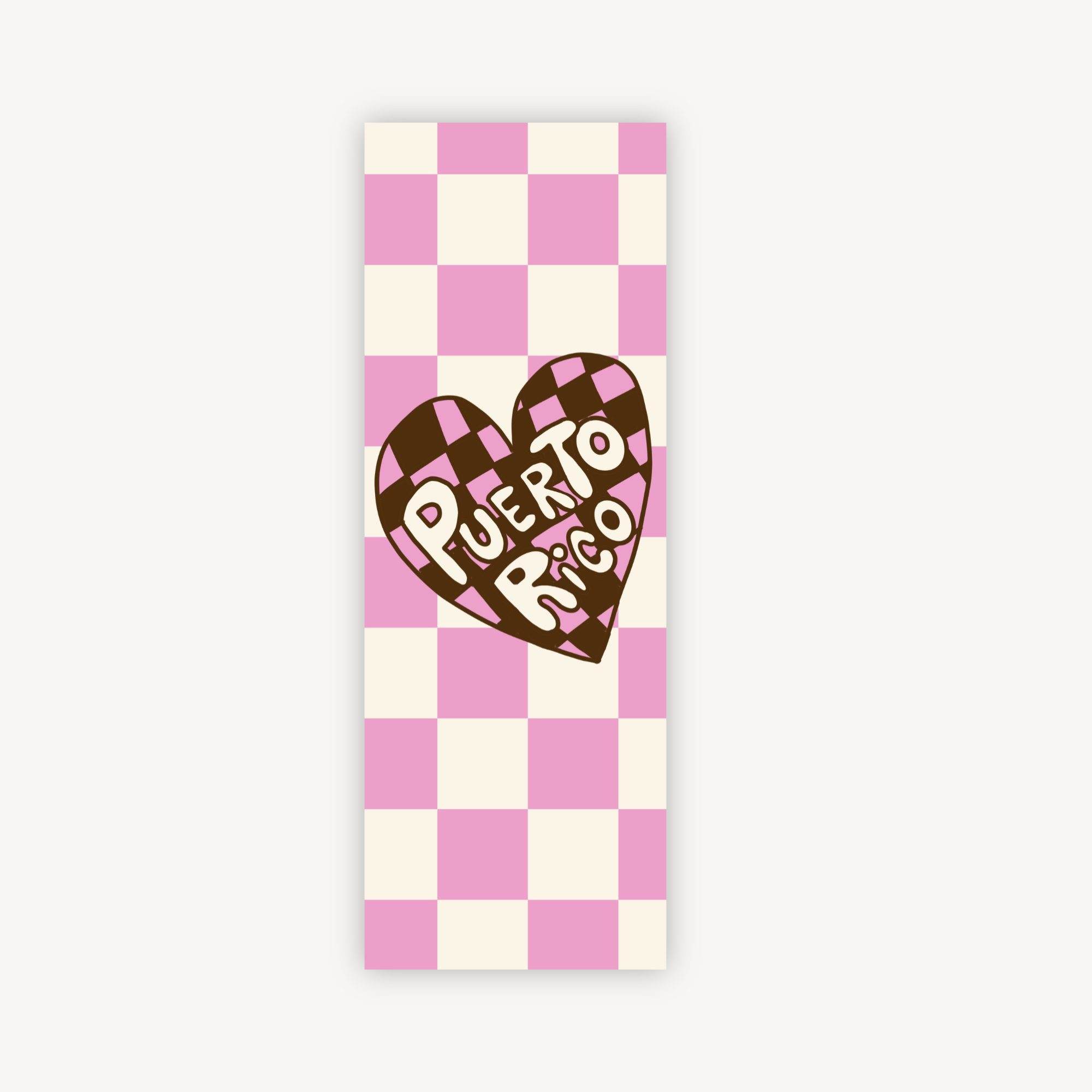 Corazón PR Chequered Bookmark