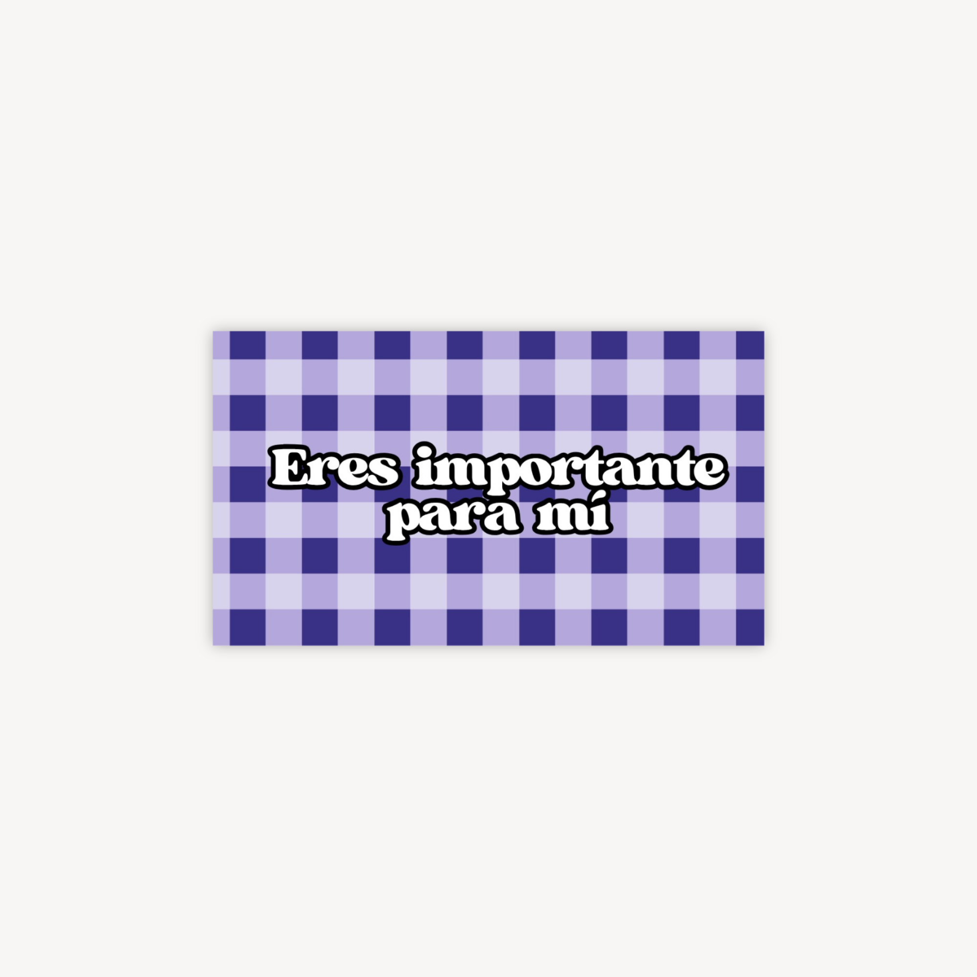 Eres Importante Mini Postcard