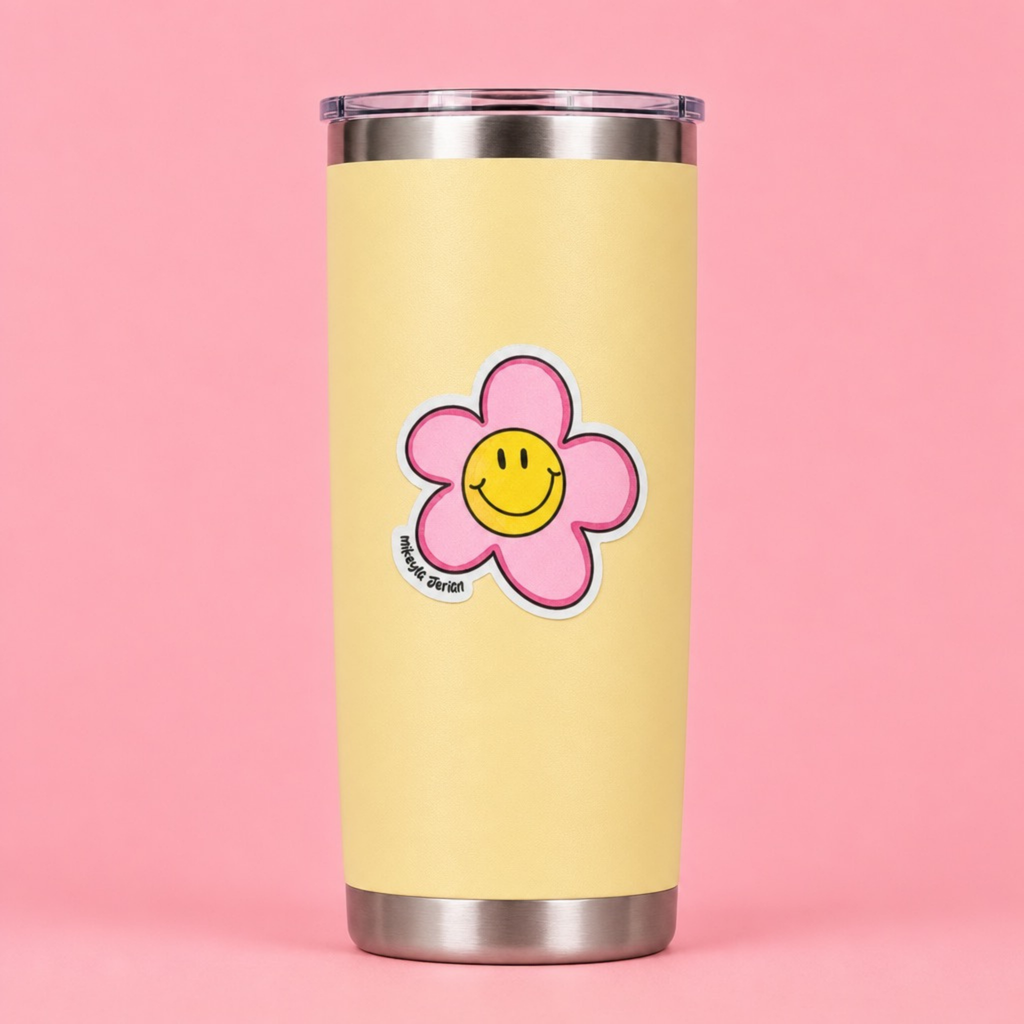 Flor Smiley Sticker