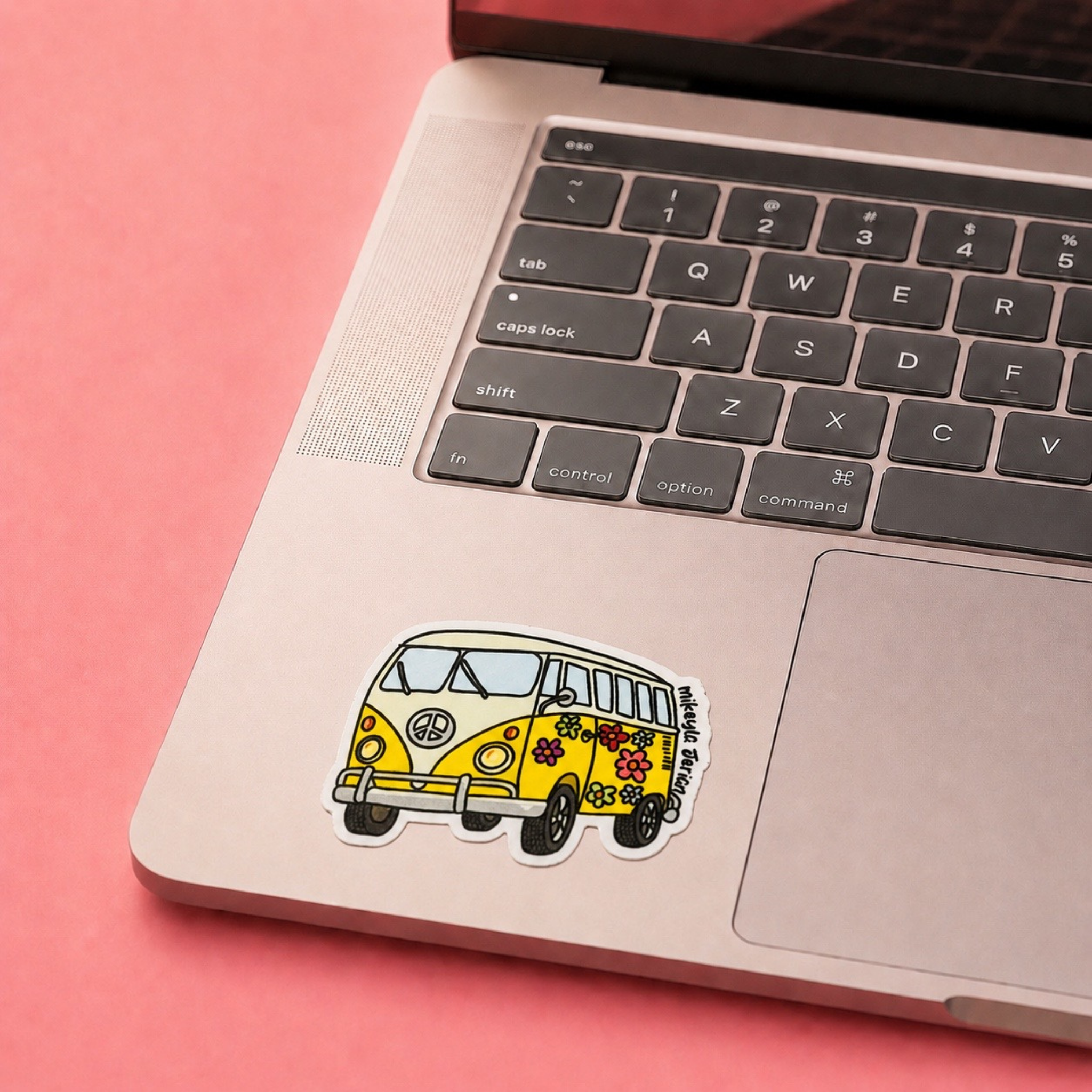 Flower Power Van Sticker