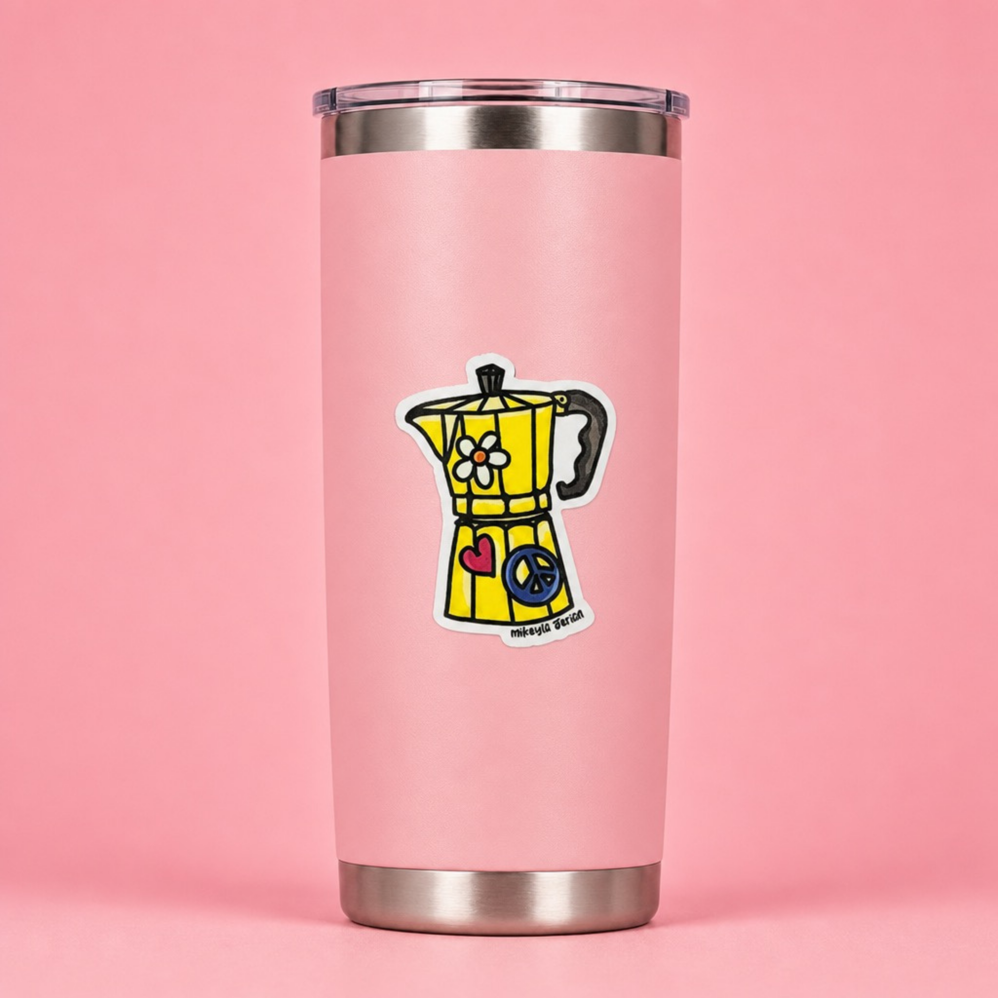 Greca Amarilla Sticker