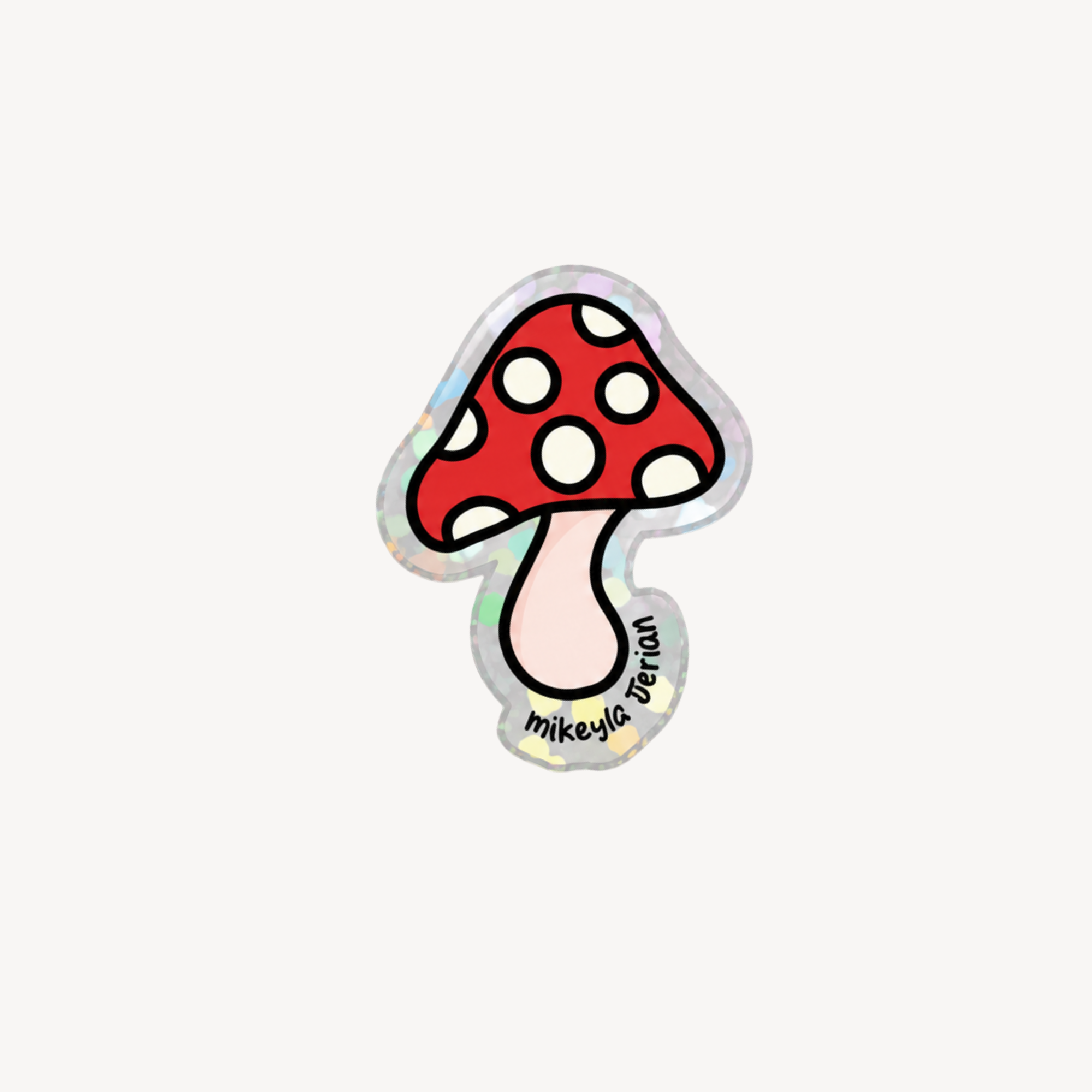 Hongo Mini Glitter Sticker