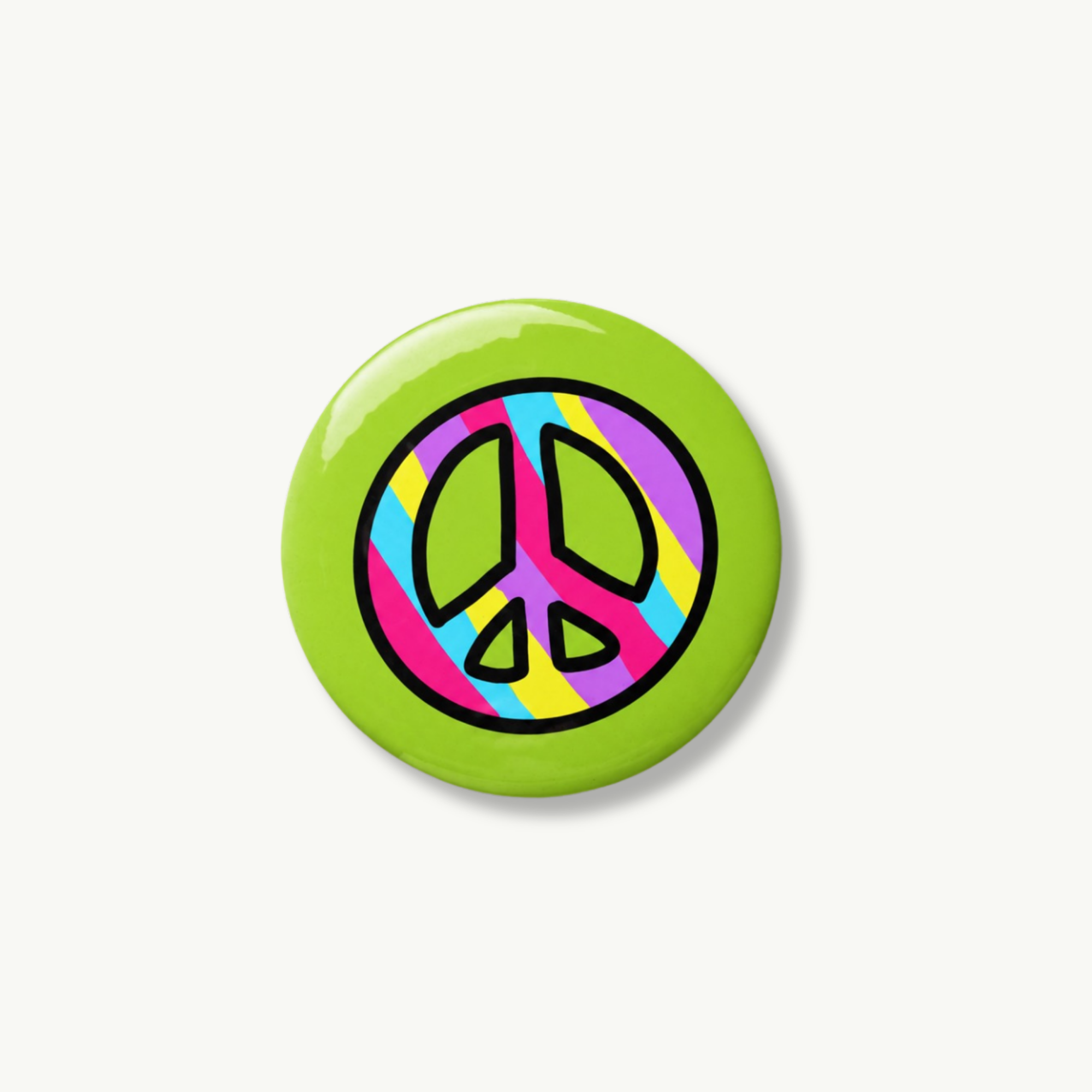 Peace Pin Button
