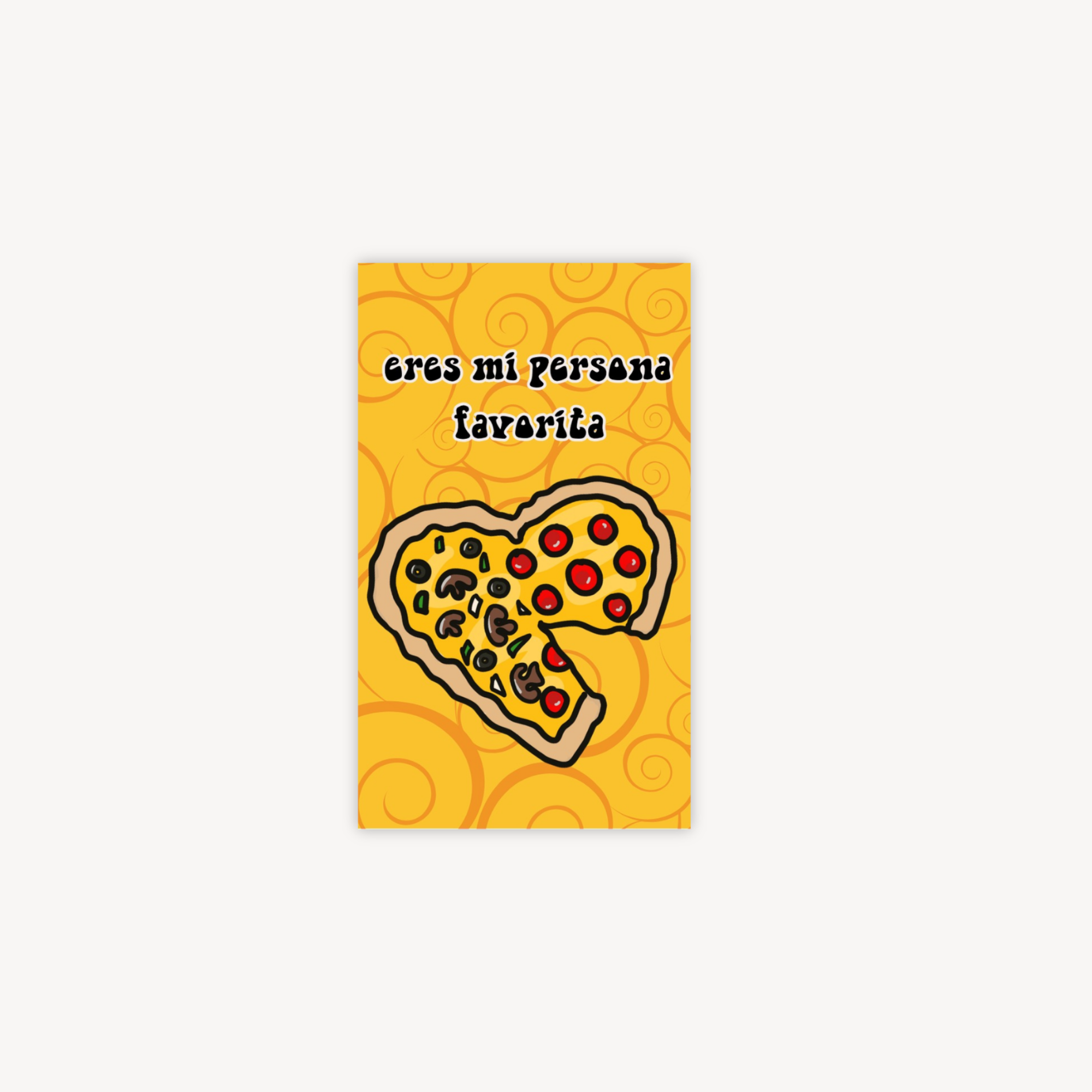 Eres Mi Persona Fav Mini Postcard