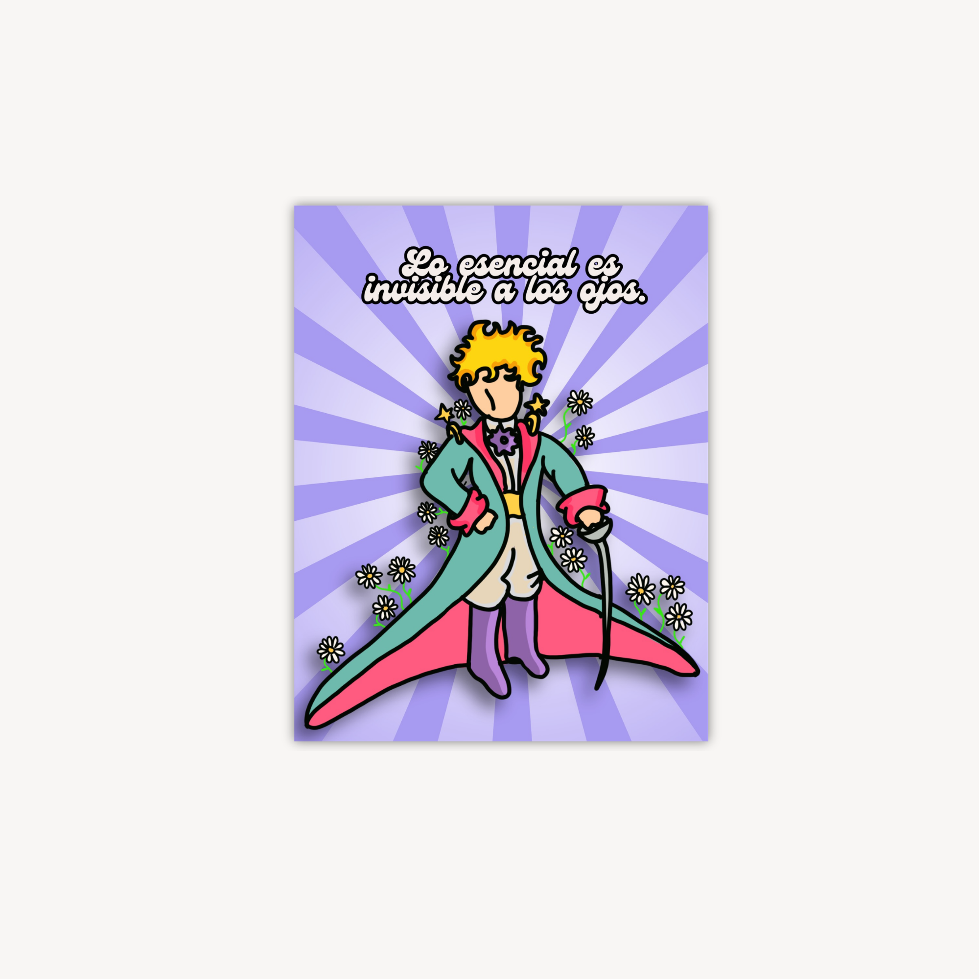 Principito Clásico Greeting Card