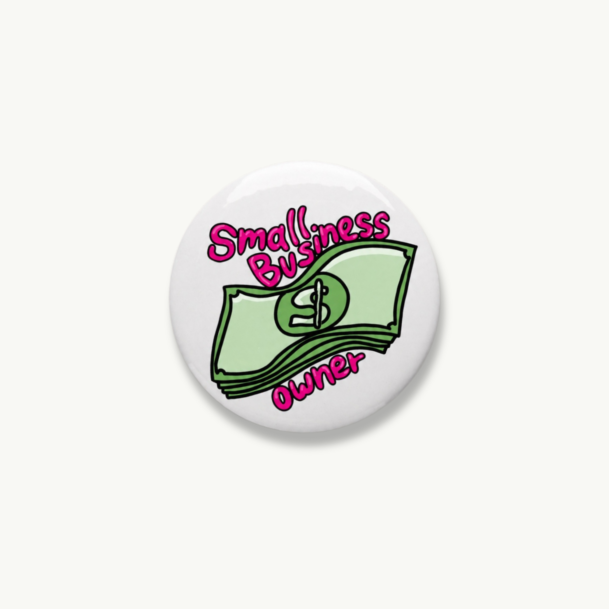 Small Business Owner Pin Button