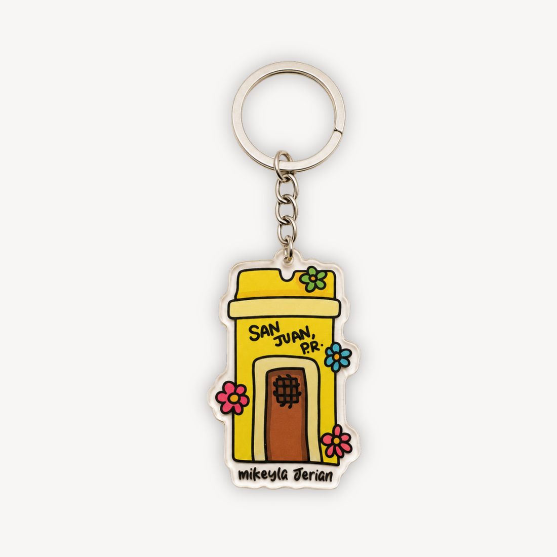 Casita Amarilla Keychain