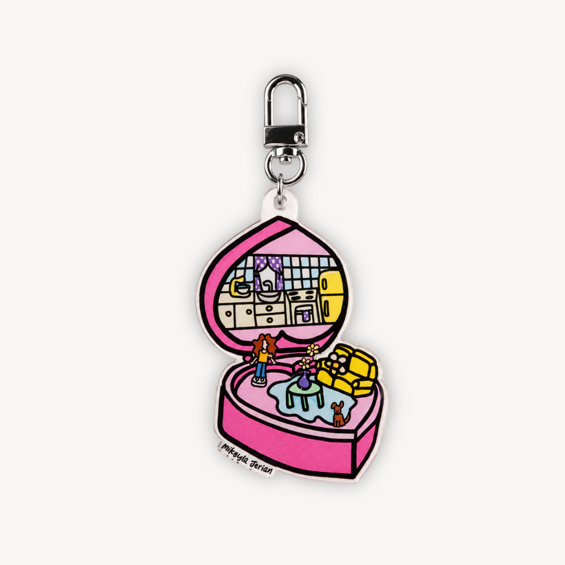 Casita de Bolsillo Keychain