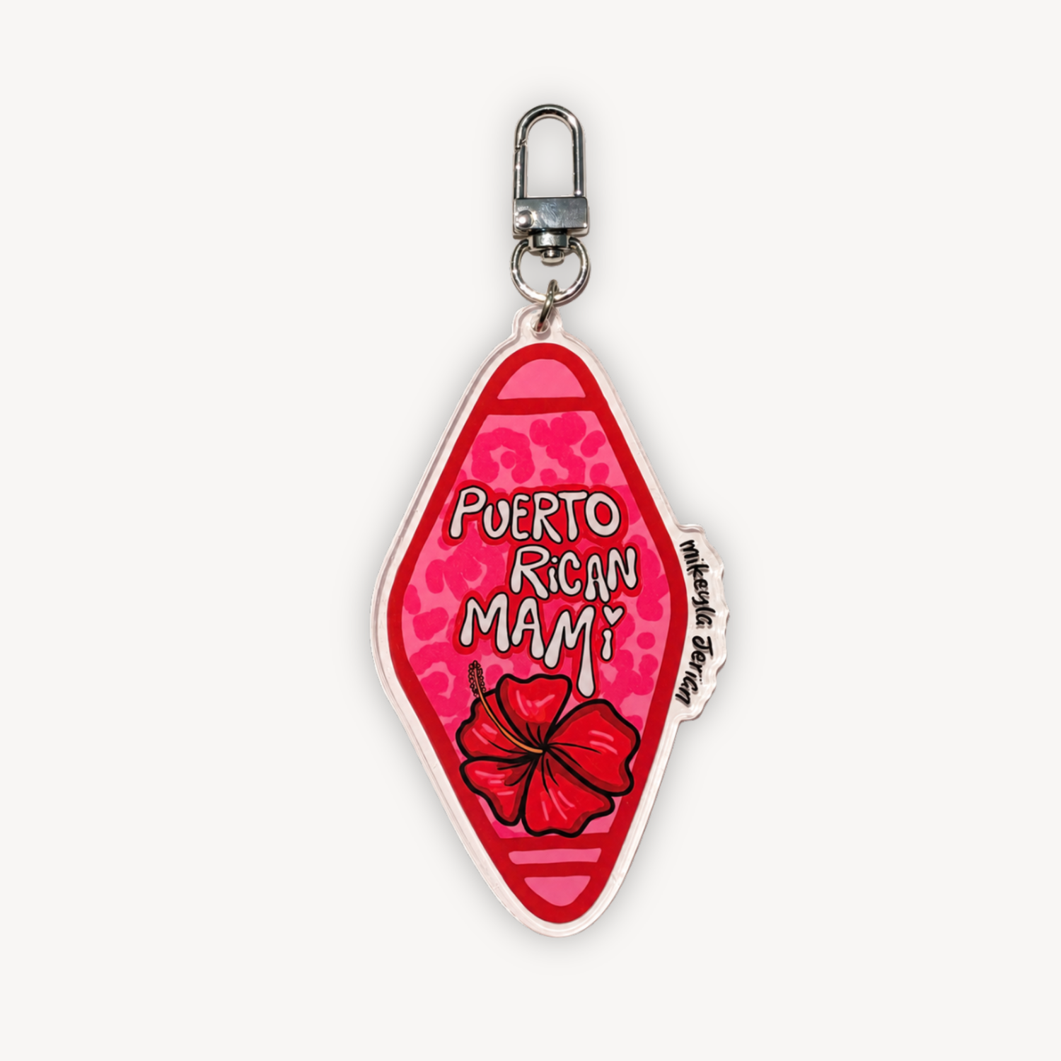 Puerto Rican Mami Keychain