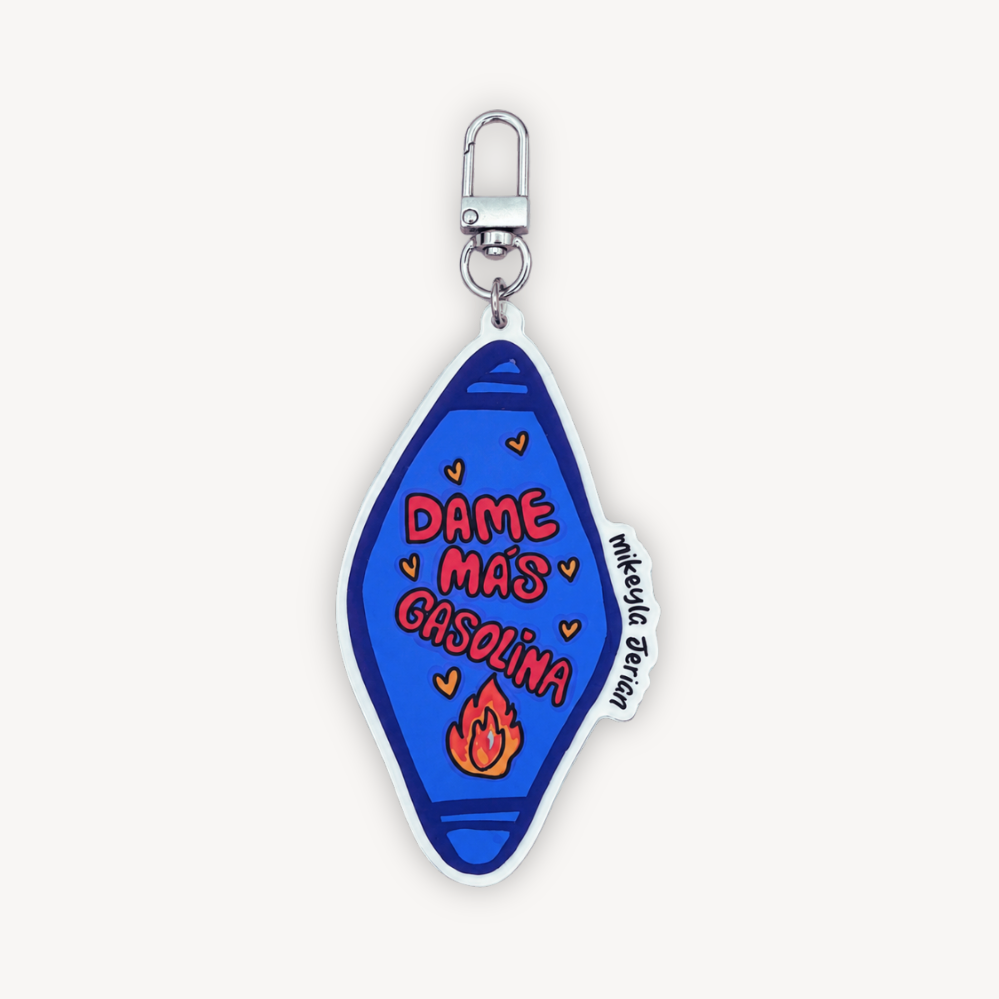 Dame Más Gasolina Keychain
