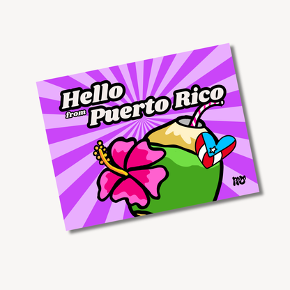 Hello PR Coco Postcard