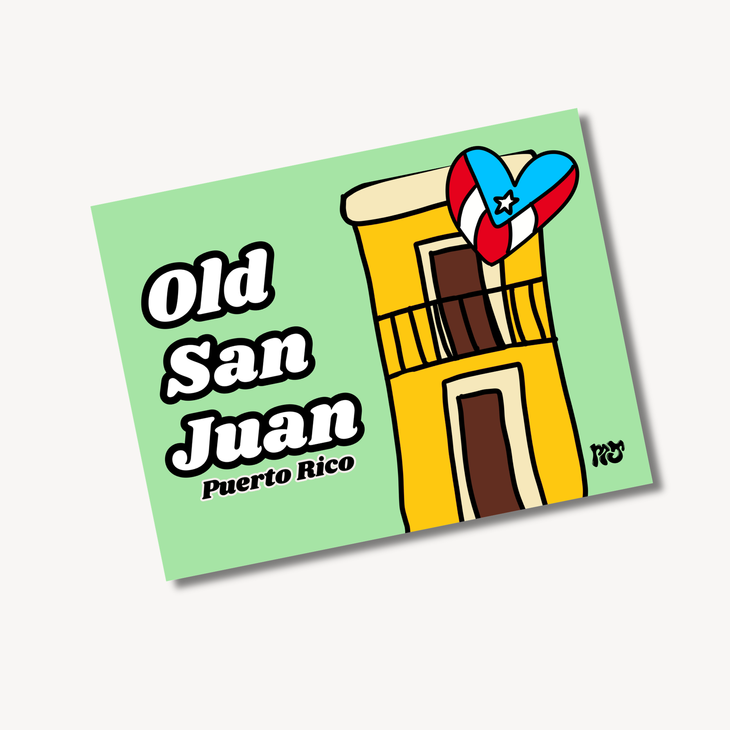 Casita Amarilla OSJ Postcard