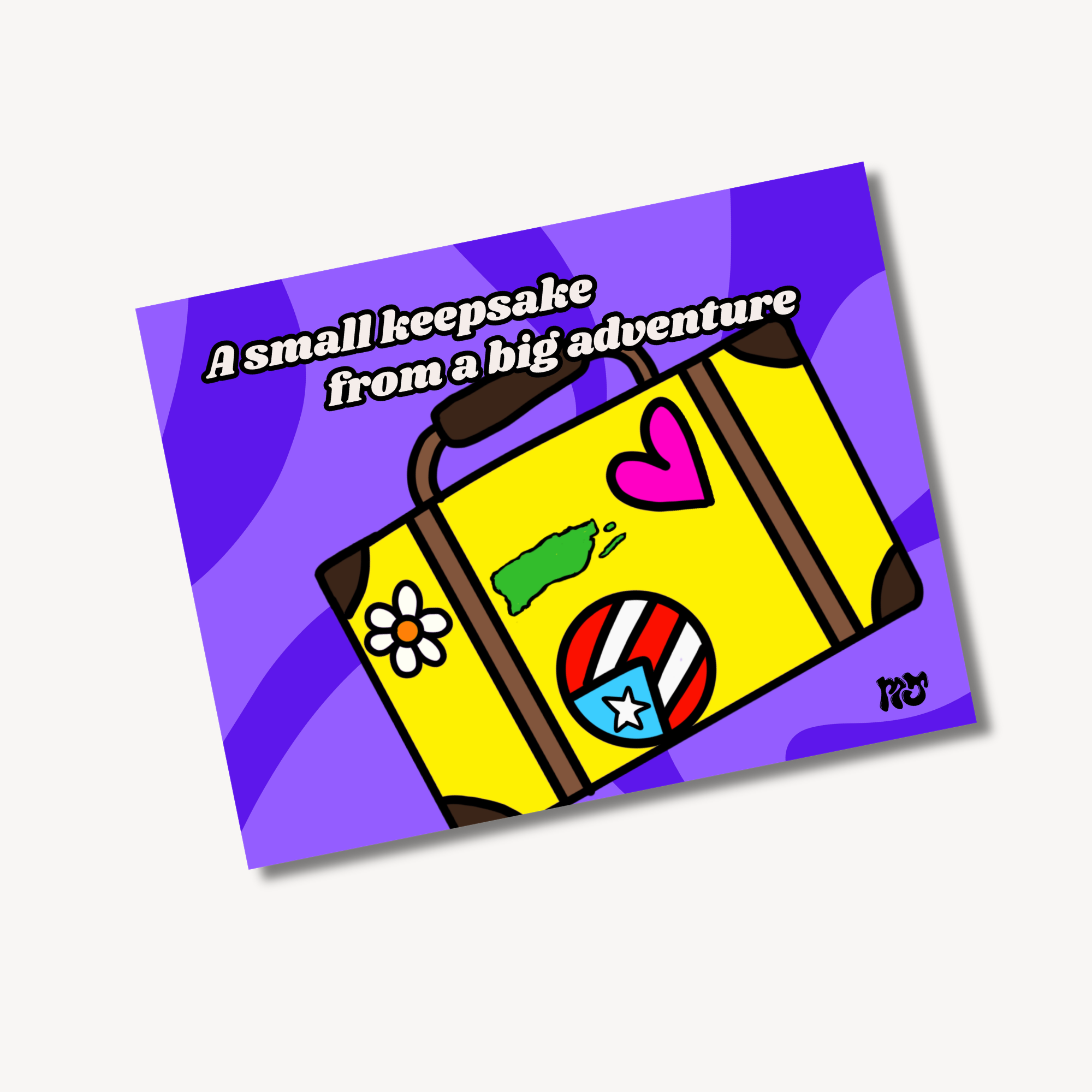 Maleta Amarilla Postcard
