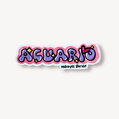Acuario Sticker