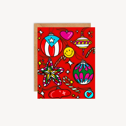 Adornos de Navidad Greeting Card