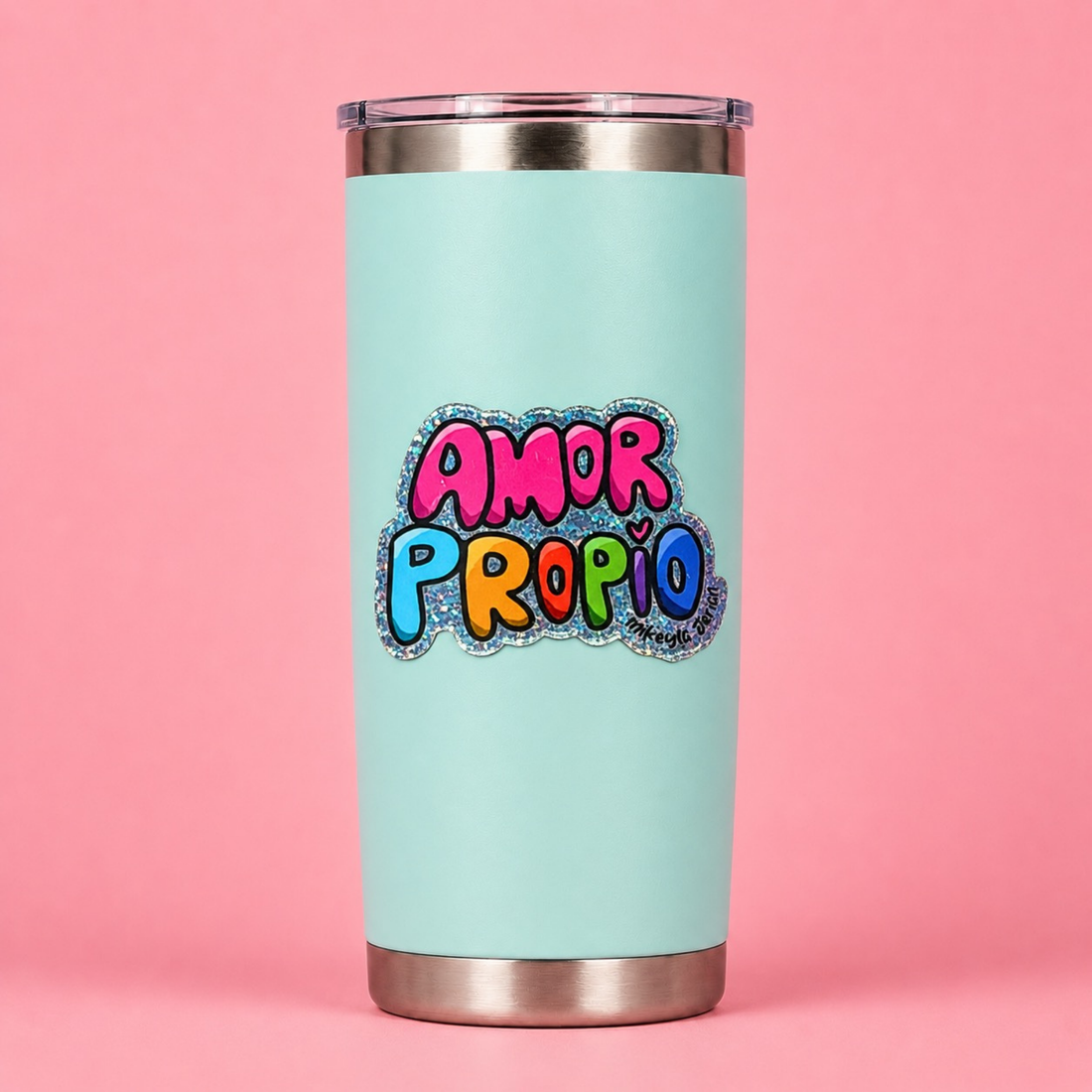 Amor Propio Glitter Sticker
