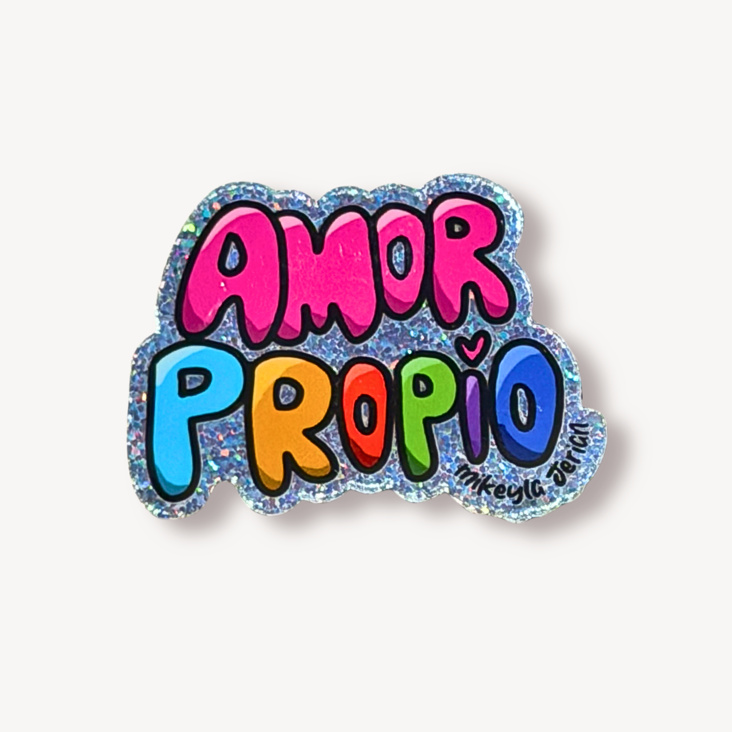 Amor Propio Glitter Sticker