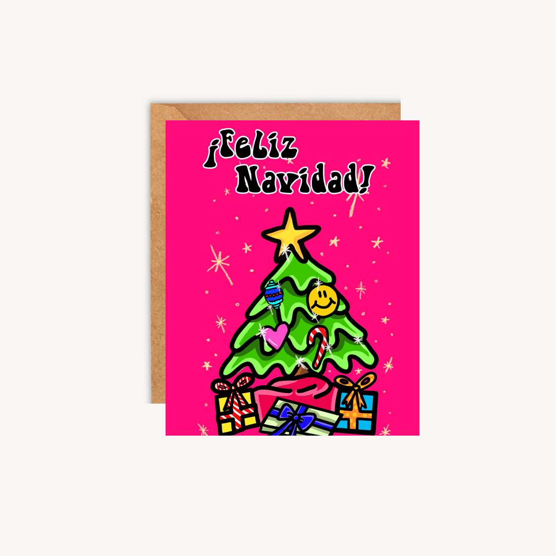Feliz Navidad Arbolito Greeting Card