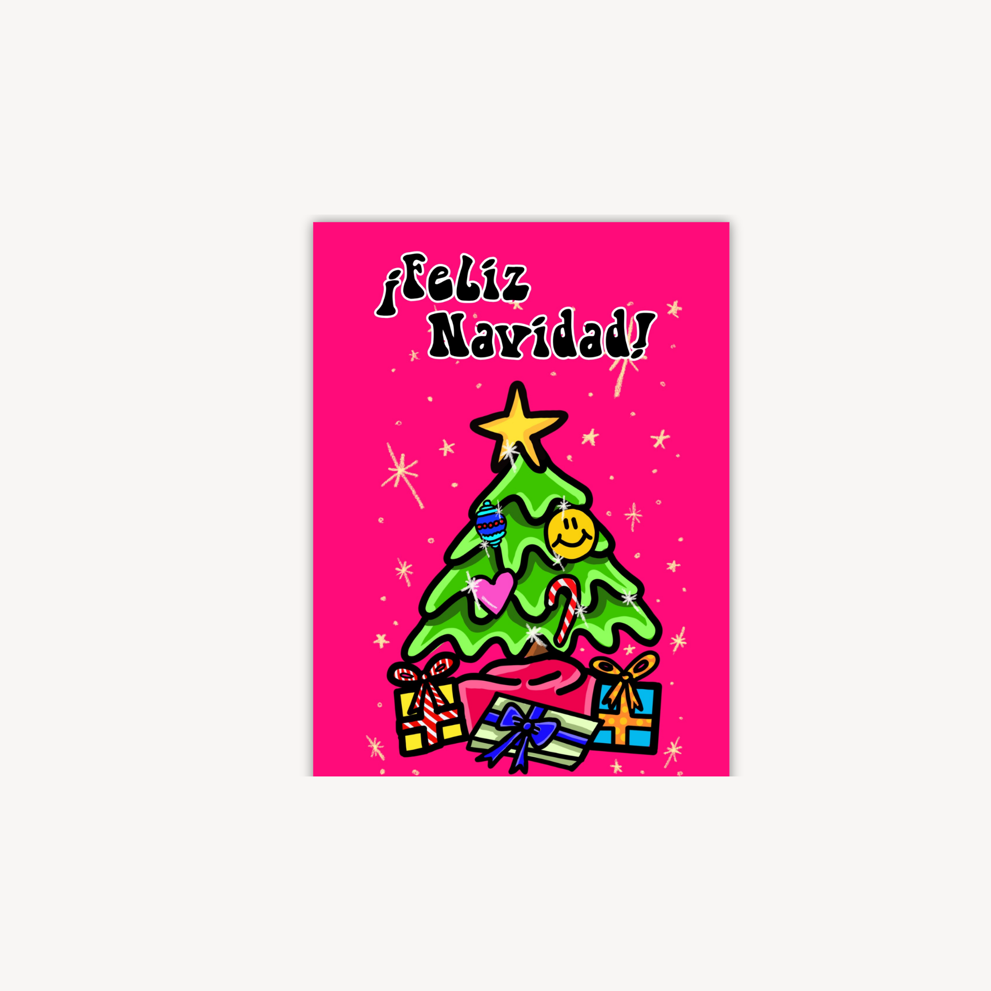 Feliz Navidad Arbolito Greeting Card