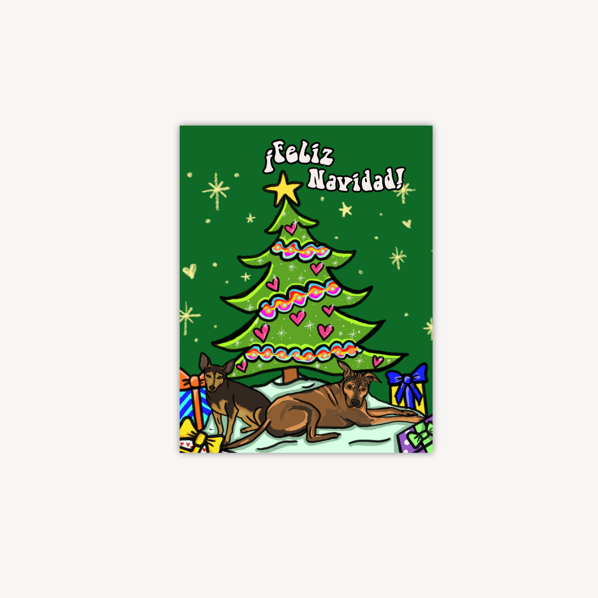Regalos de Navidad Bawita y Nala Greeting Card