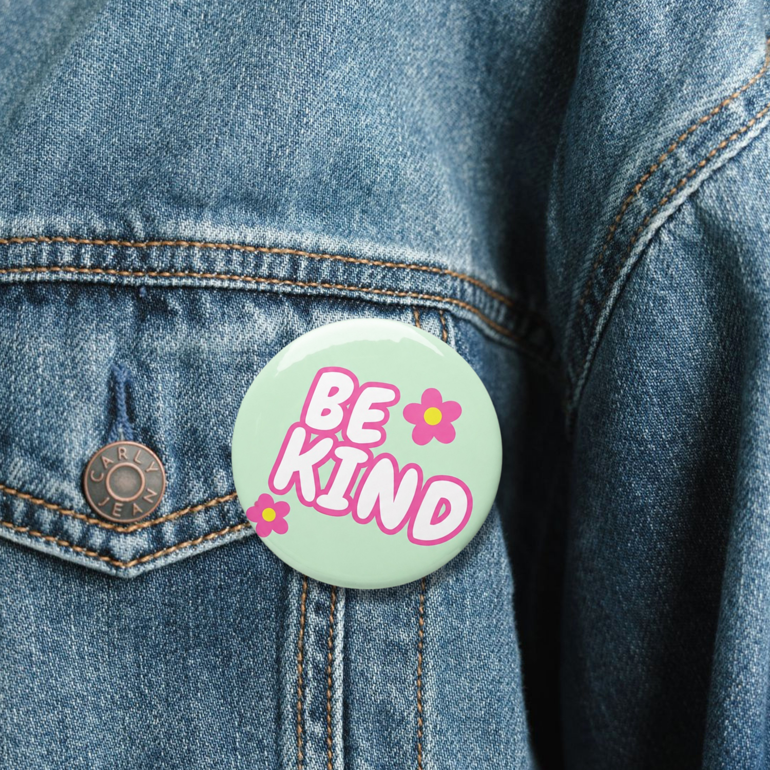 Be Kind Pin Button