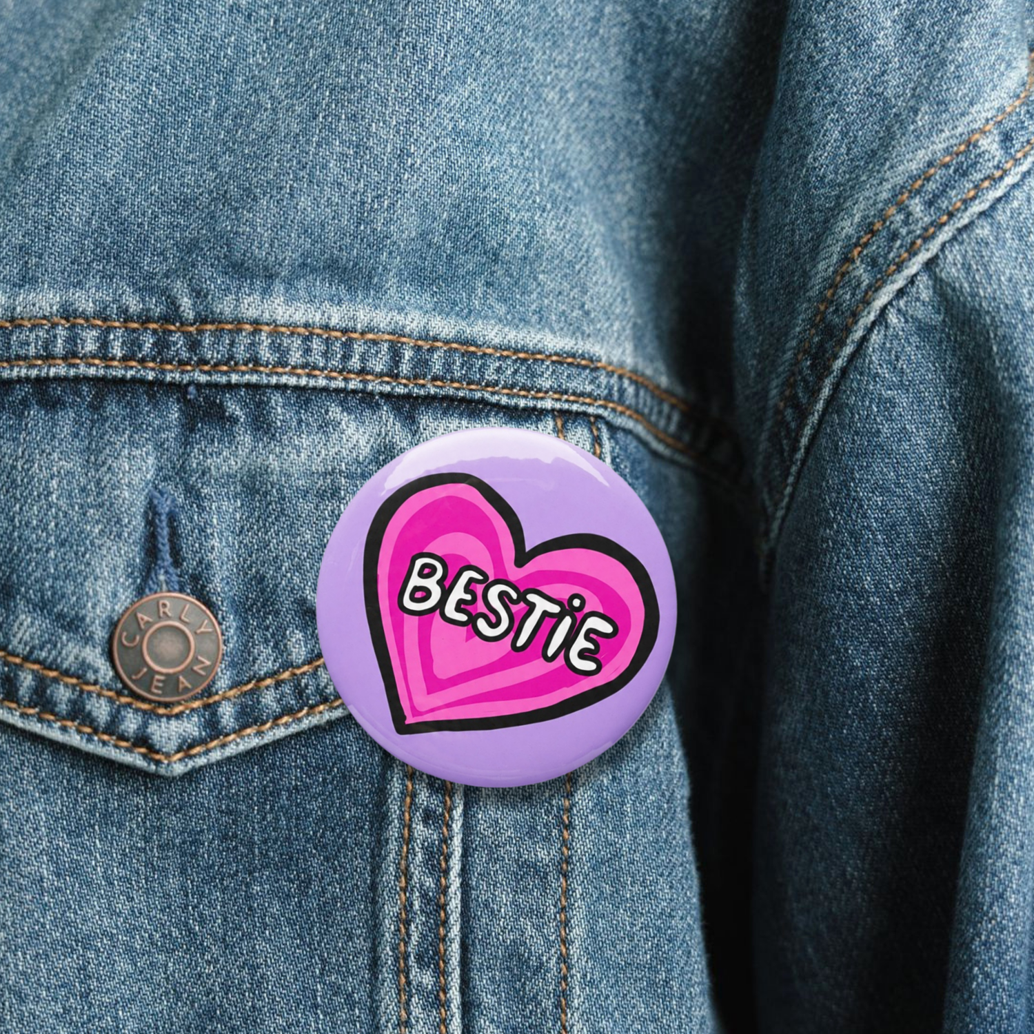 Bestie Pin Button