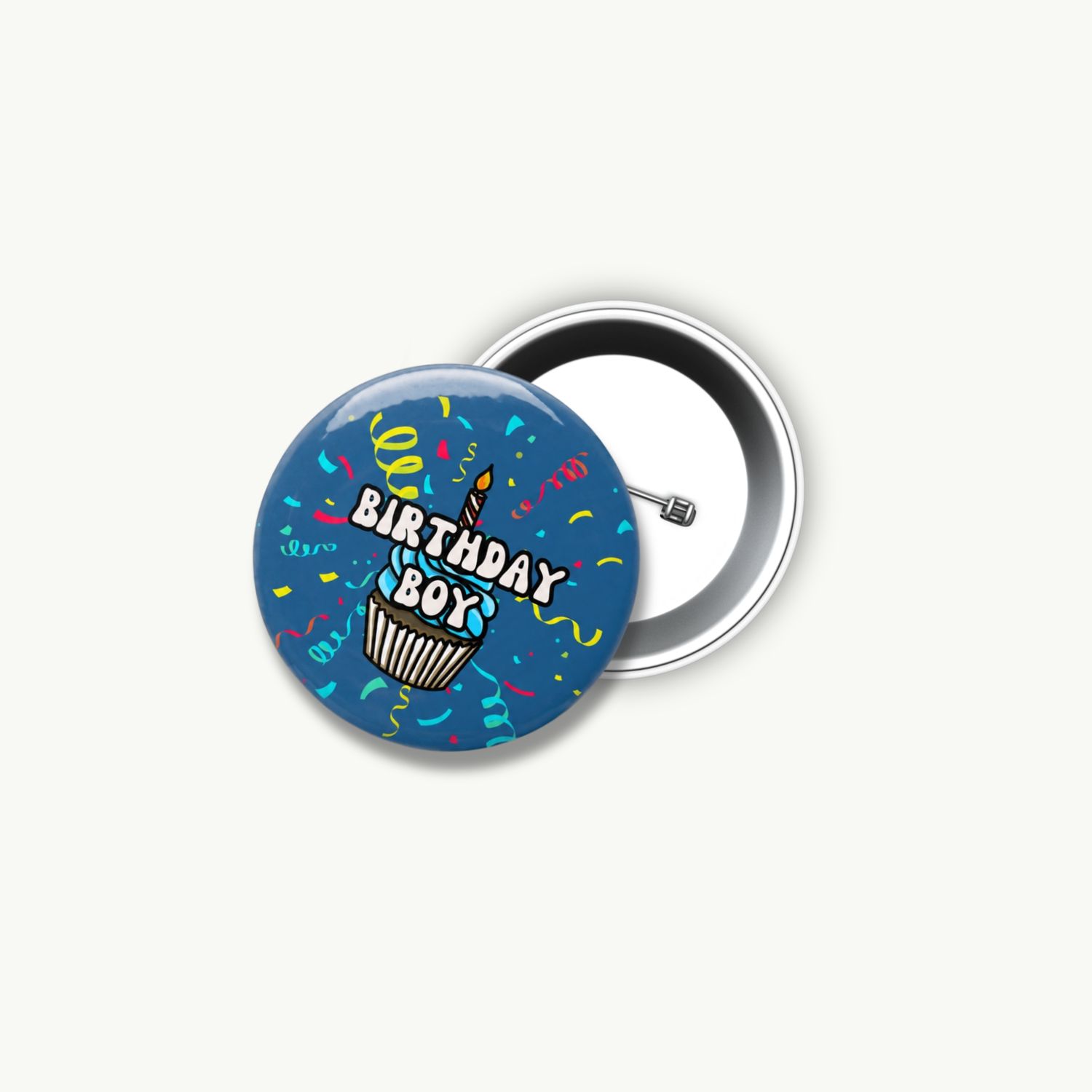 Birthday Boy Pin Button