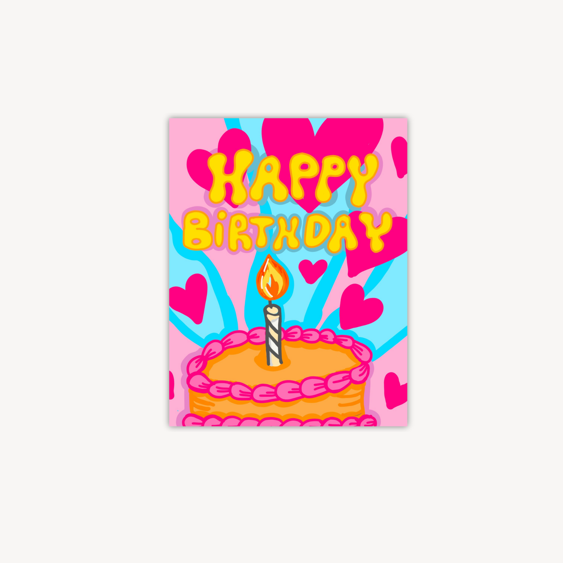 Happy Birthday Rosa Greeting Card