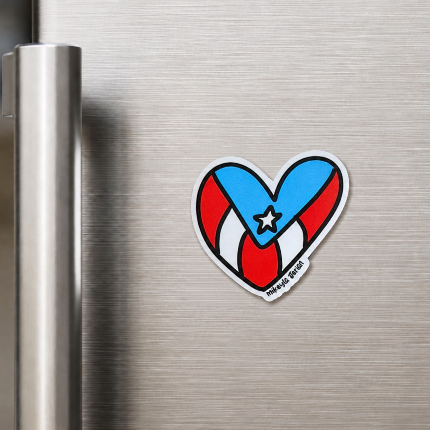 Corazón Bandera Magnet