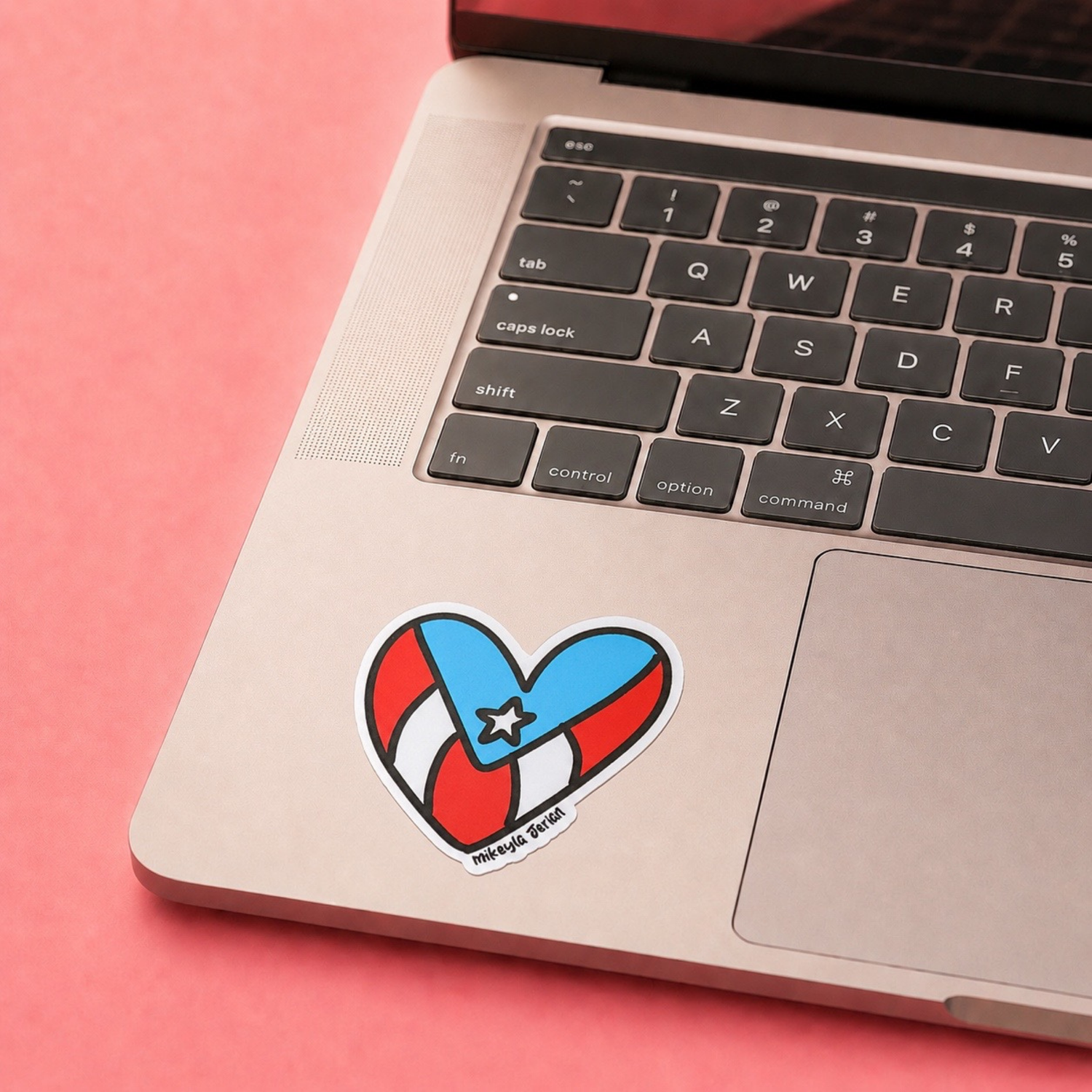 Corazón Bandera Sticker