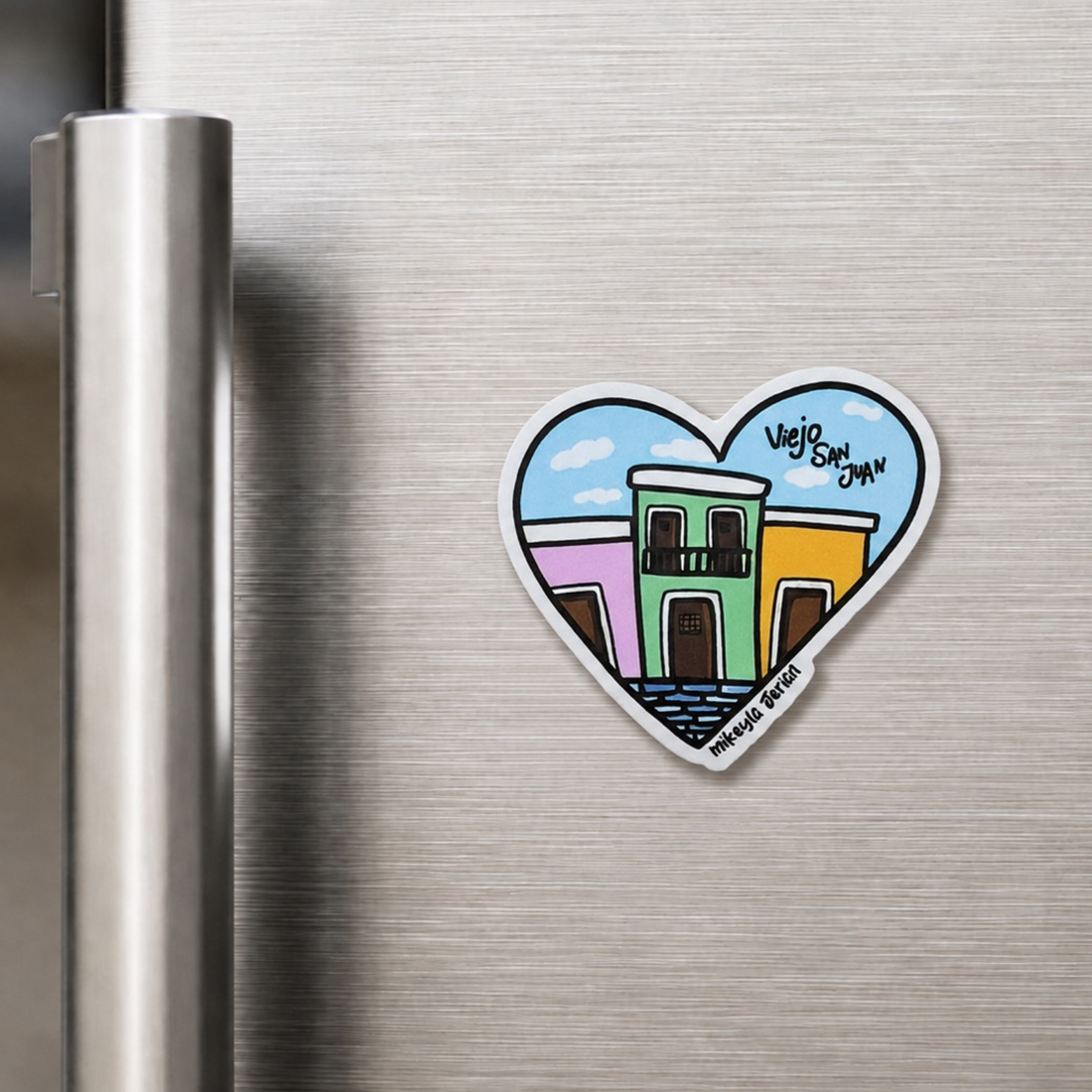 Corazón Viejo San Juan Magnet
