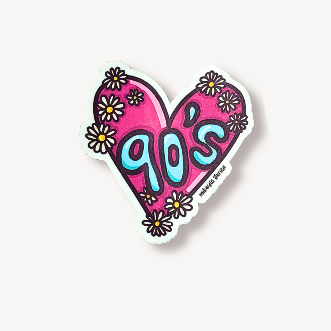 Corazón Noventoso Sticker