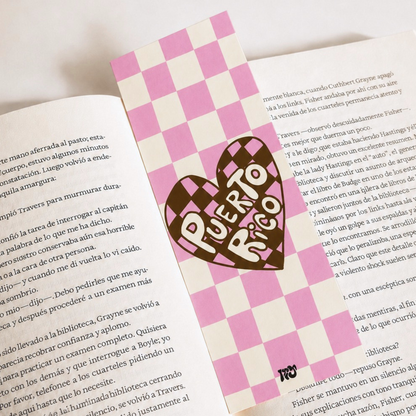 Corazón PR Chequered Bookmark