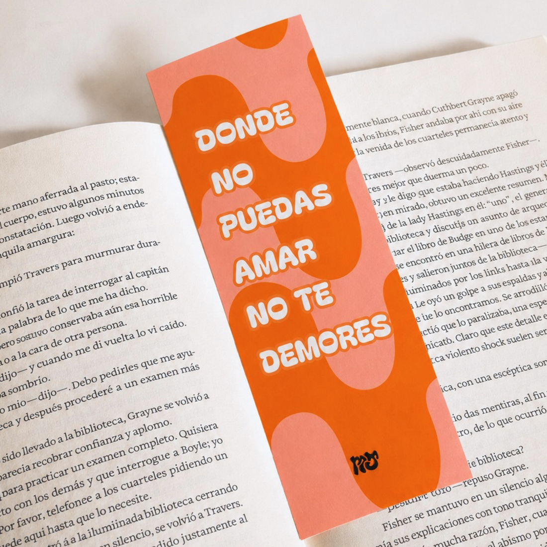 Donde No Puedas Amar Bookmark