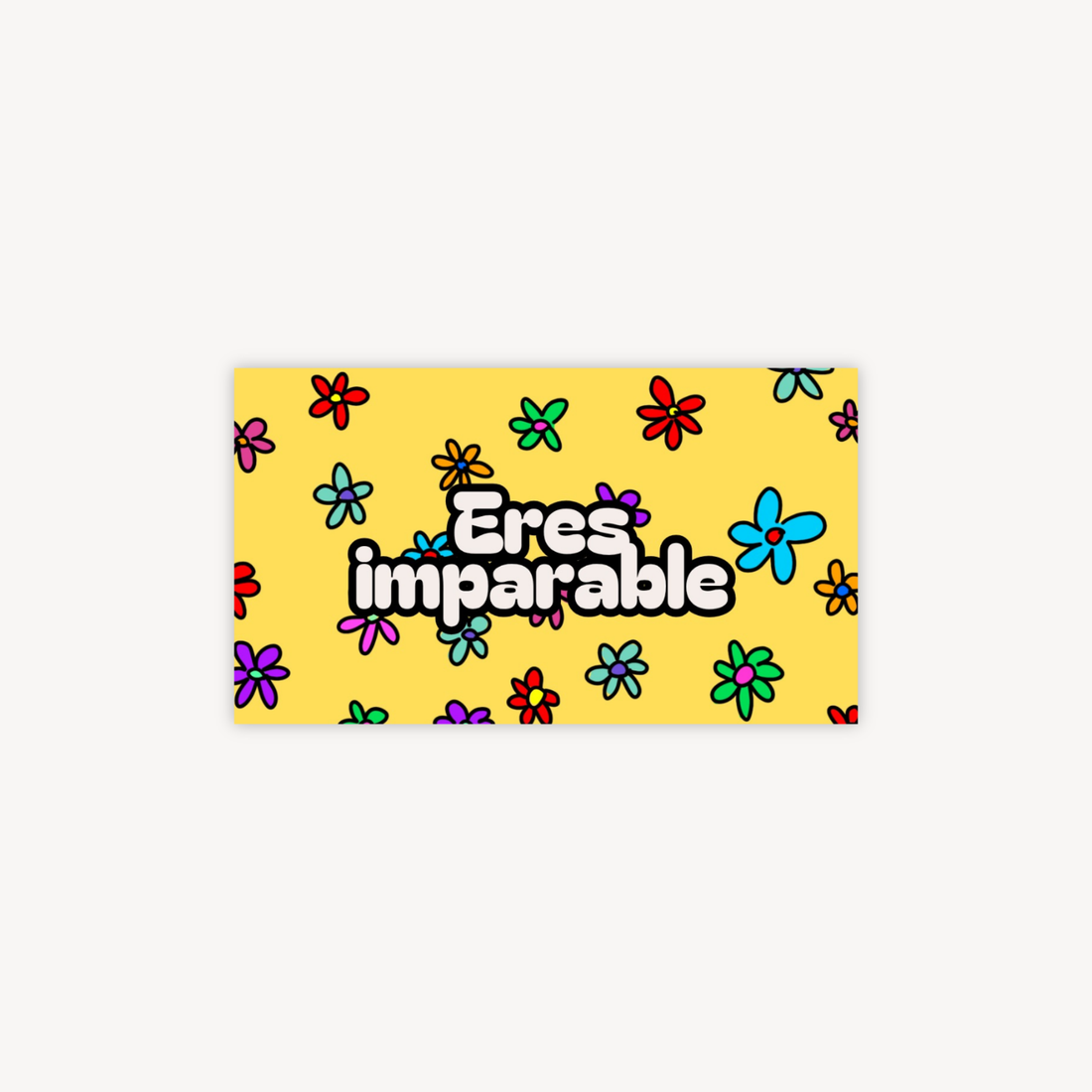 Eres Imparable Mini Postcard