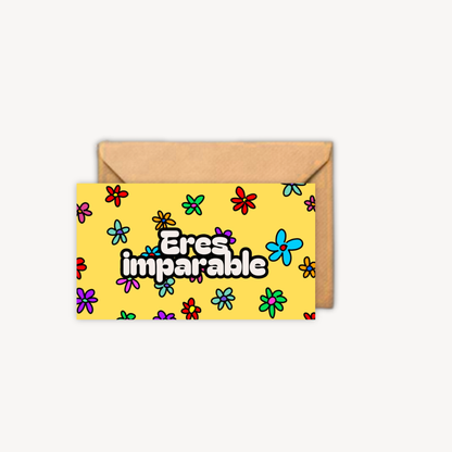 Eres Imparable Mini Postcard