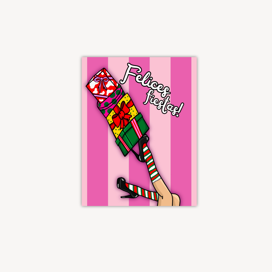 Felices Fiestas Sassy Greeting Card