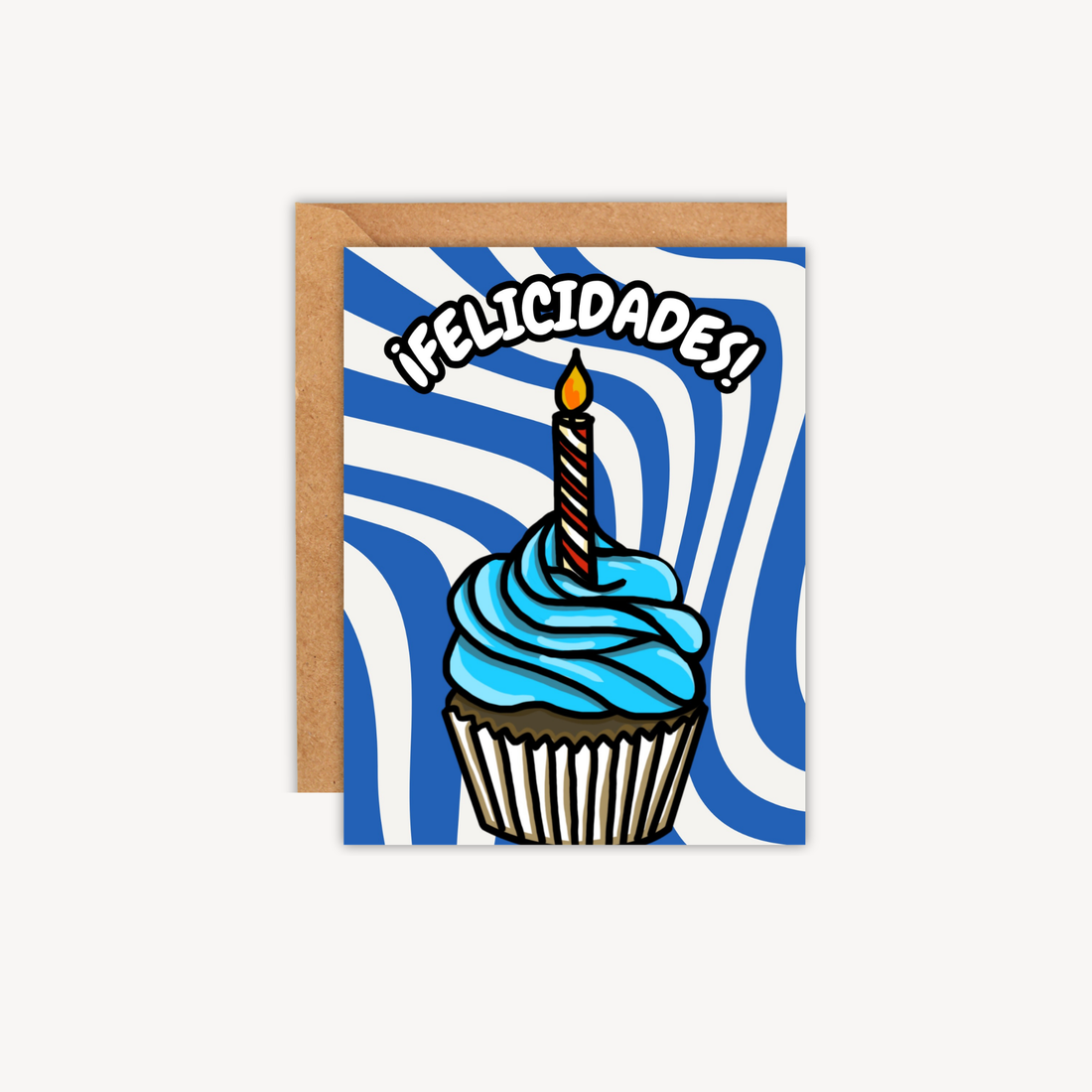 Felicidades Cupcake Greeting Card