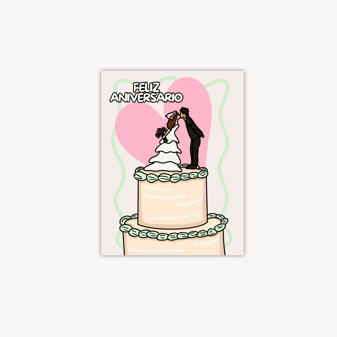 Feliz Aniversario Greeting Card