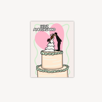 Feliz Aniversario Greeting Card