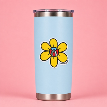 Flor Amarilla Puerto Rico Sticker