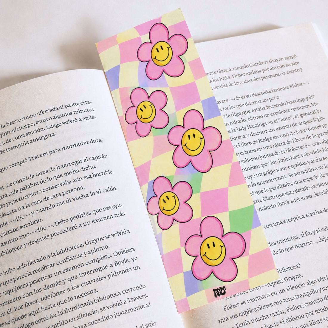 Flor Smiley Bookmark