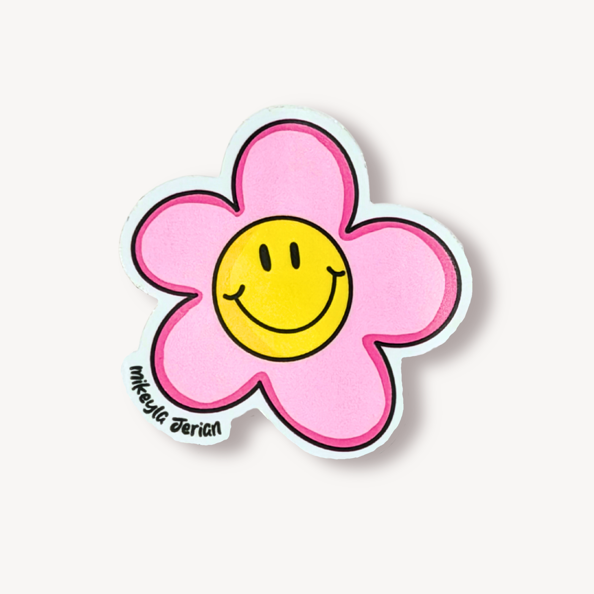 Flor Smiley Sticker