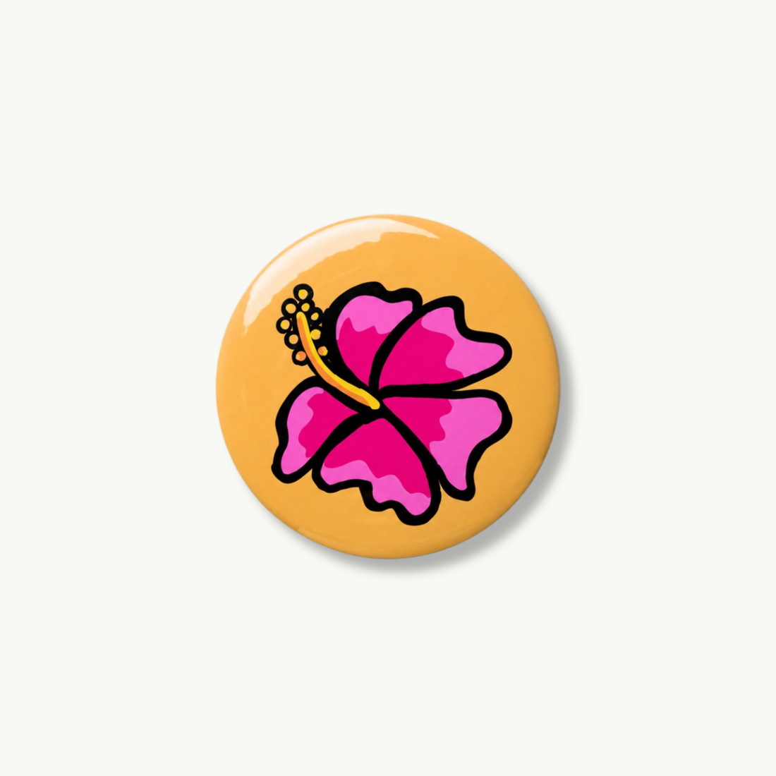 Flor de Maga Pin Button